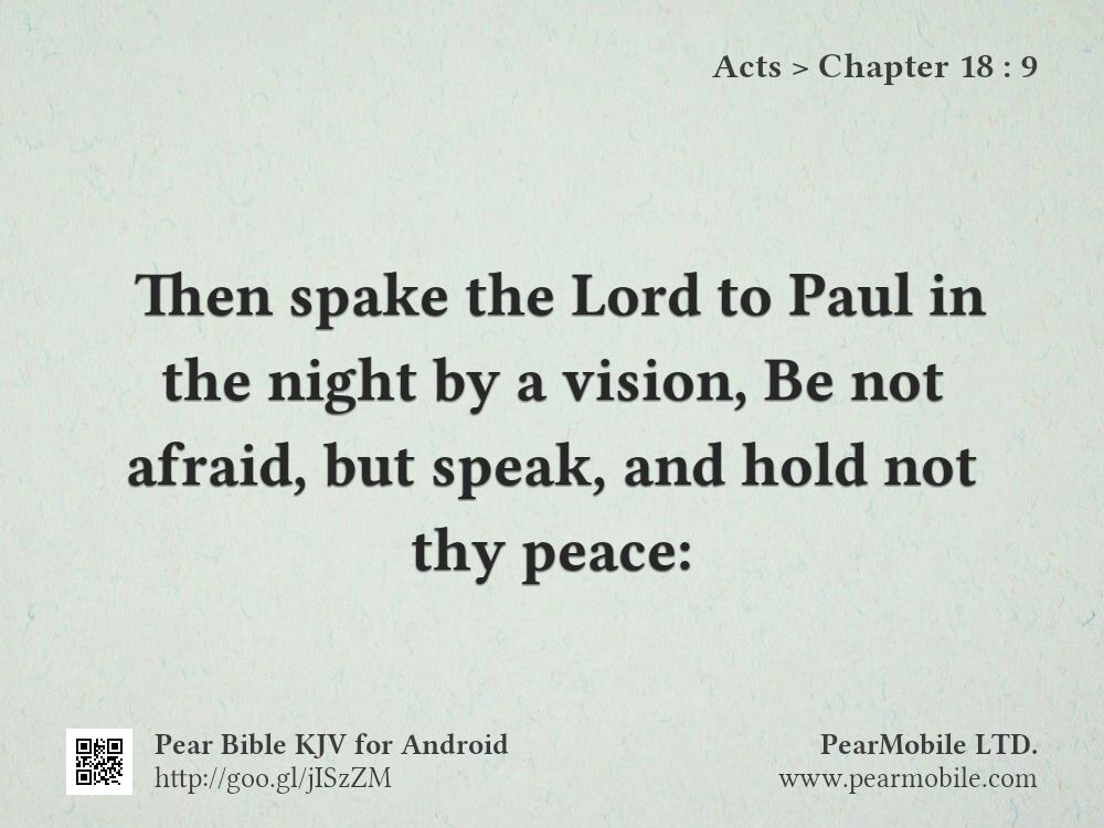 Acts, Chapter 18:9